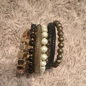 Elegant Multi-Color 6 in 1 Bracelet